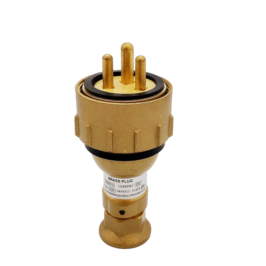 Plugue de latão à prova de intempéries à prova de explosão marítima-CTH101-3